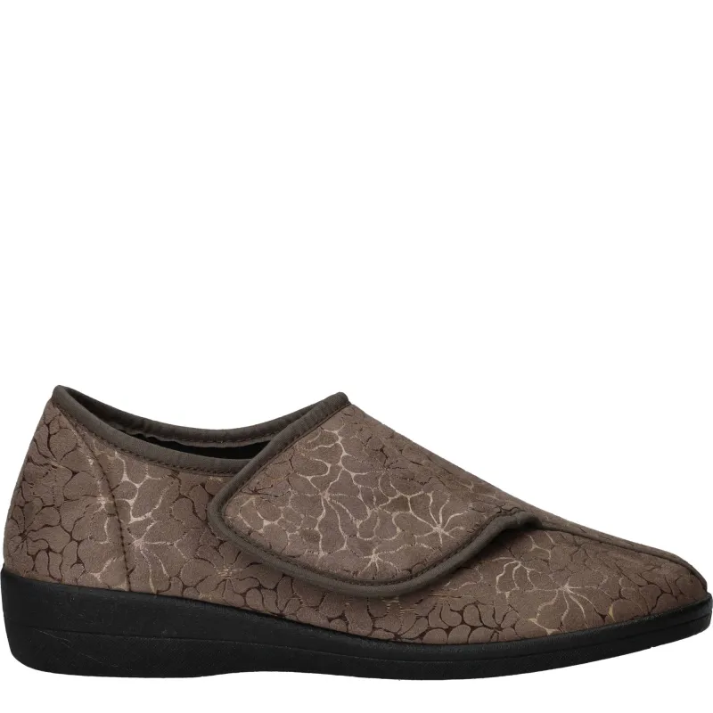 Belizia Pantoffels Taupe, pantoffel voor unisex