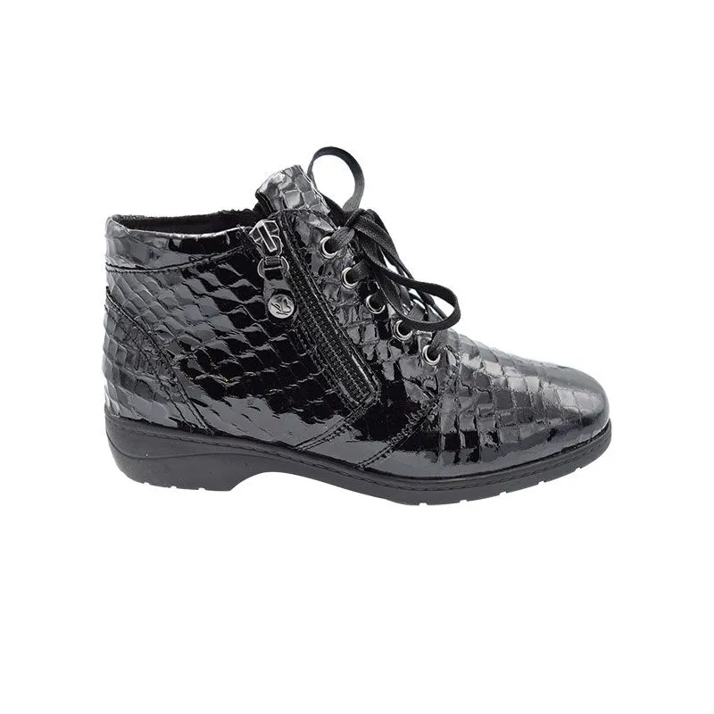 Caprice 25152 H Zwart, enkellaars voor dames