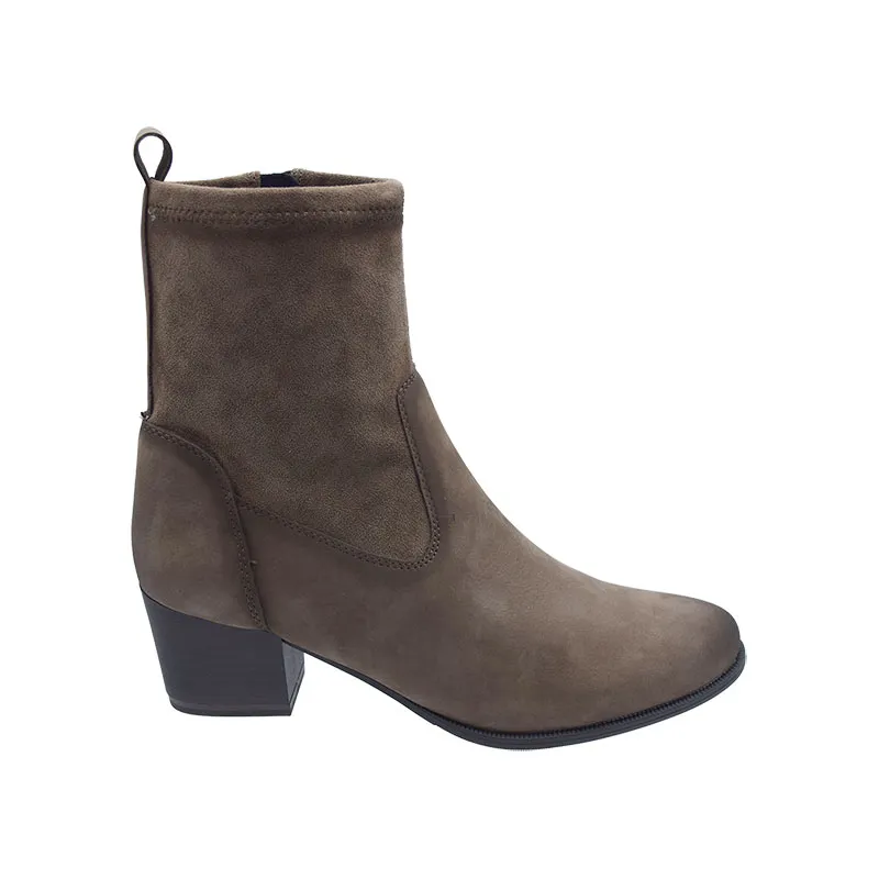 Caprice 25302 Taupe, enkellaars voor dames