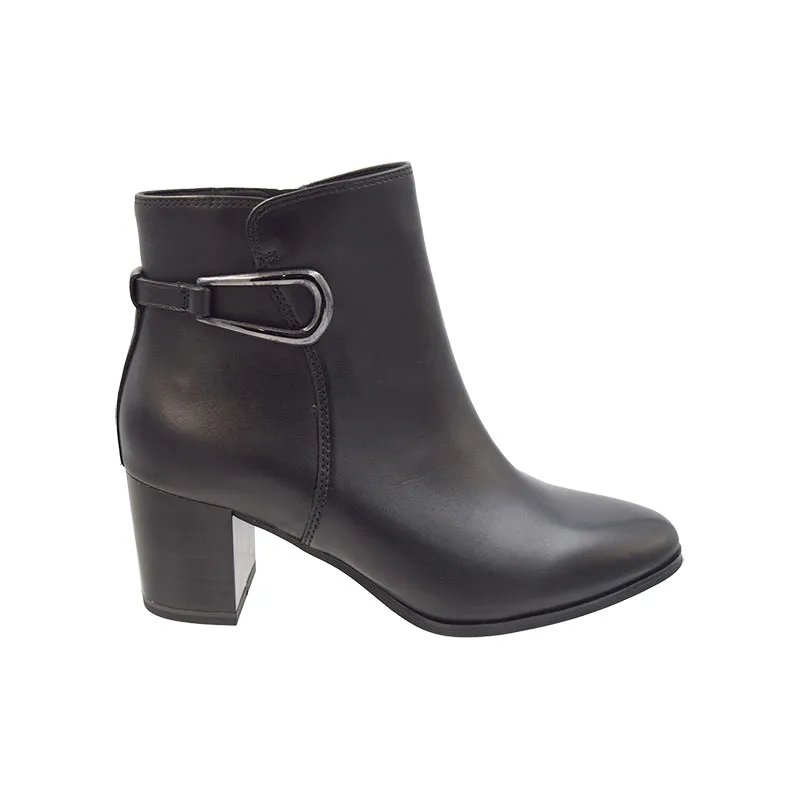 Caprice 25314 Zwart, enkellaars voor dames