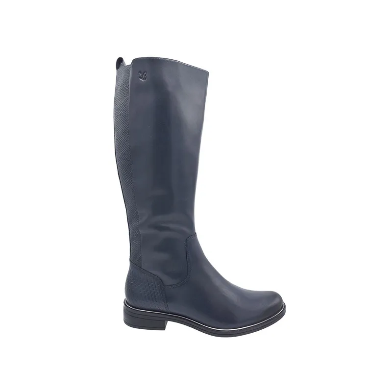 Caprice 25515 Blauw, knielaars voor dames