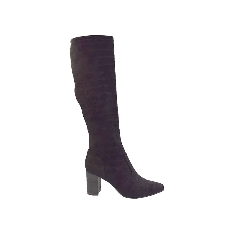 Caprice 25520 Zwart, knielaars voor dames