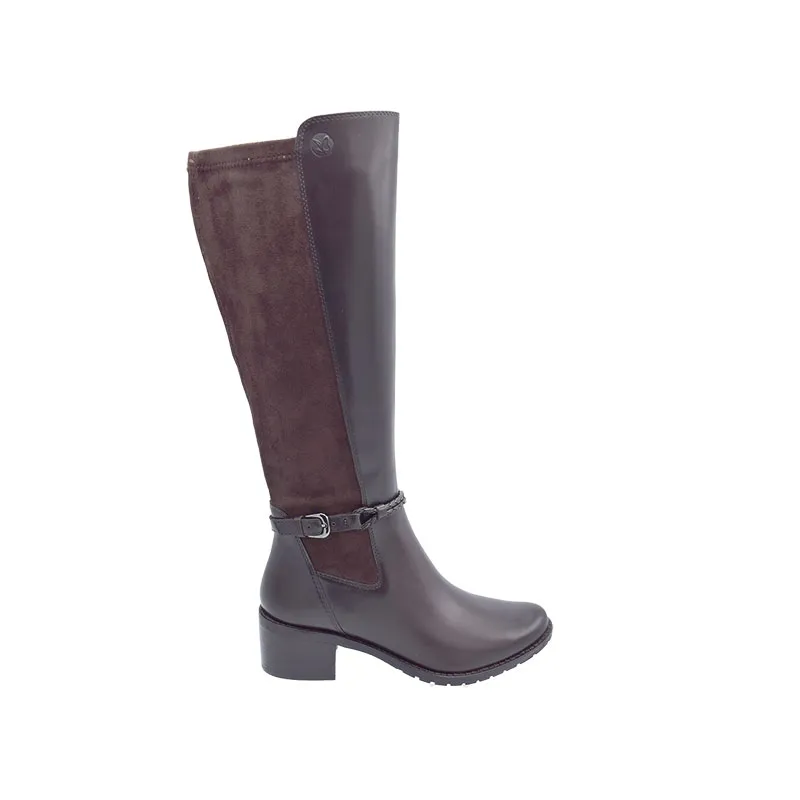 Caprice 25600 Bruin, knielaars voor dames