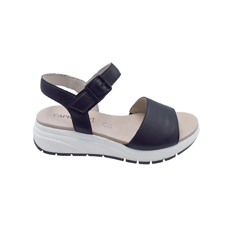 Caprice 28708 Zwart, sandaal voor dames