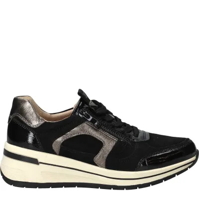 Caprice Sneakers Dames Zwart