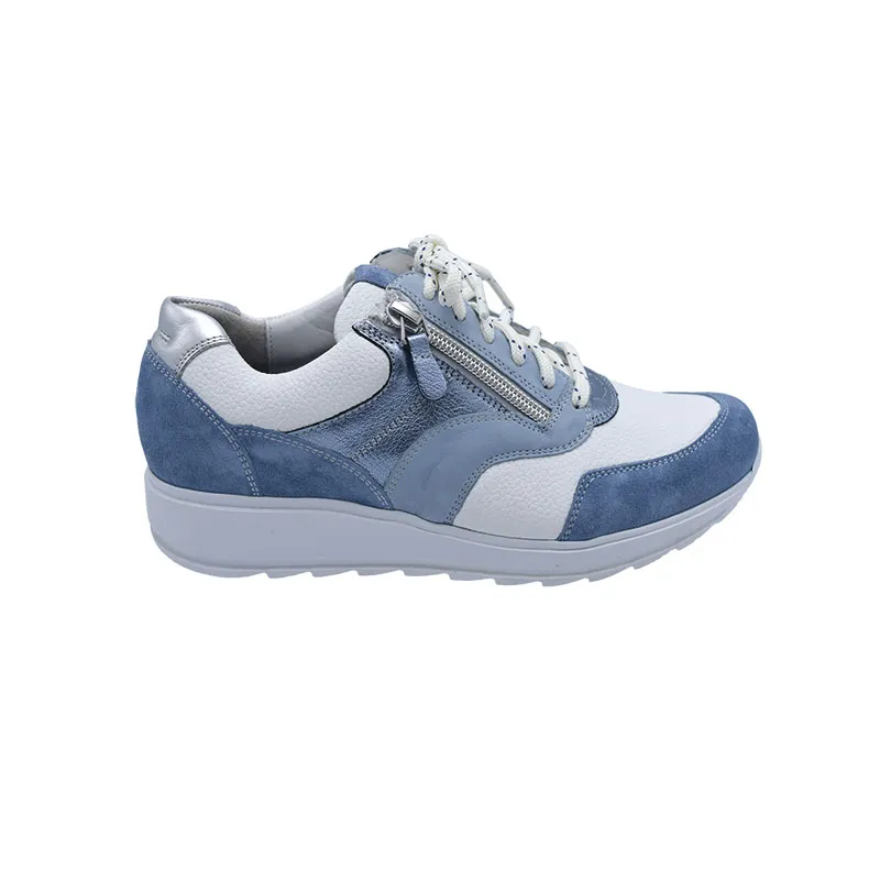 Durea 6279 K jeans/blauw, sneaker voor dames