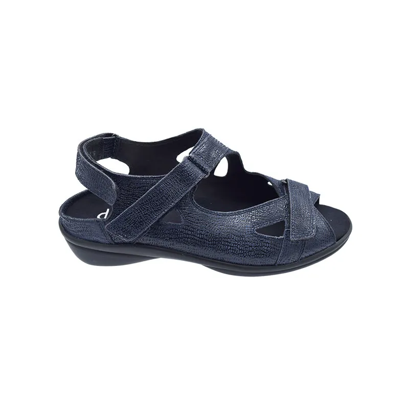 Durea 7258 H Blauw, sandaal voor dames