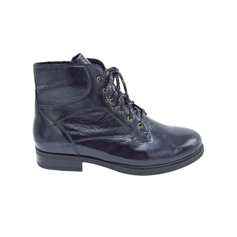 Durea 9832 K Blauw, enkellaars voor dames