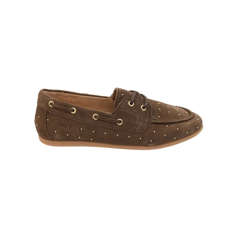 DWRS Latty Bruin, veterschoen voor dames