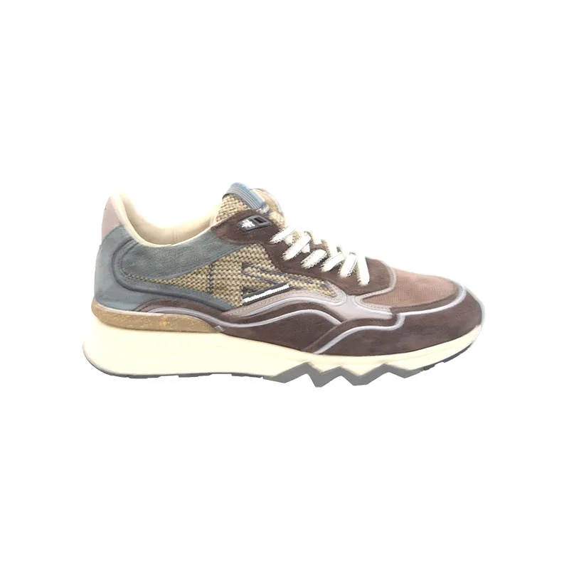 Floris Van Bommel De Zager 03.14 Bruin, sneaker voor heren
