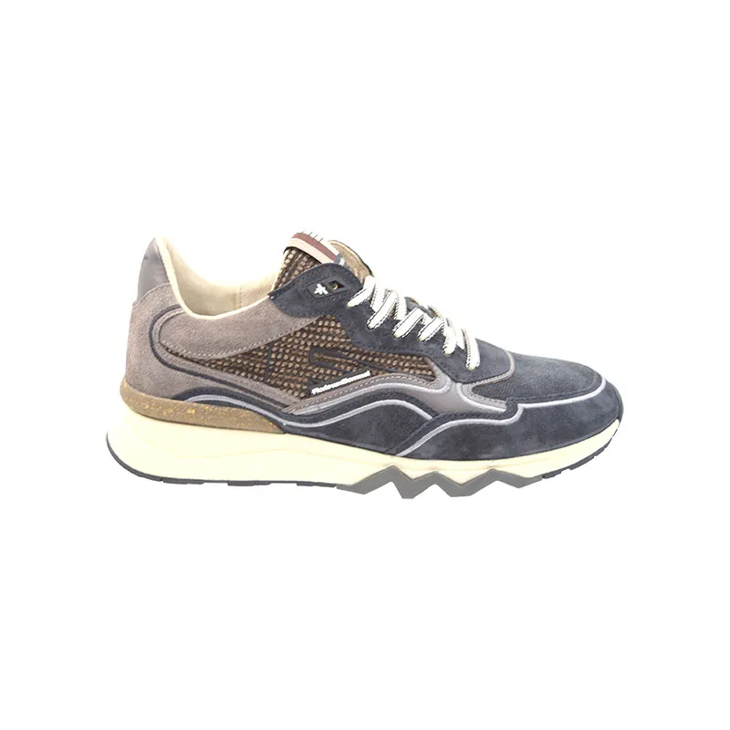 Floris Van Bommel De Zager 03.15 Blauw, sneaker voor heren