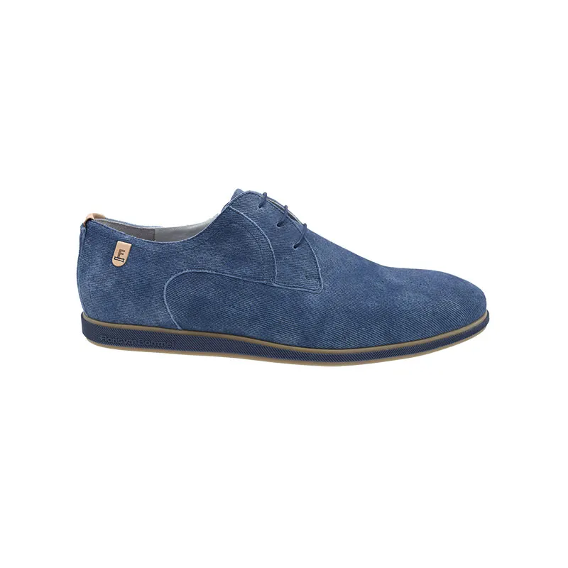 Floris Van Bommel Presli H 02.46 Blauw, veterschoen voor heren