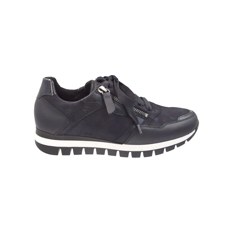 Gabor 6030 H Blauw, sneaker voor dames