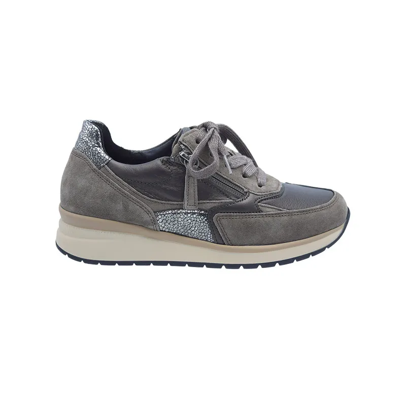 Gabor 76.305.62 K Taupe, sneaker voor dames