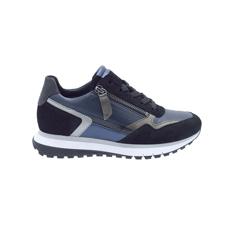 Gabor 76.378.36 H Blauw, sneaker voor dames