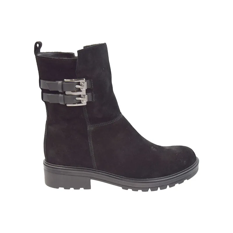 Gabor 8006 Zwart, bootie voor dames