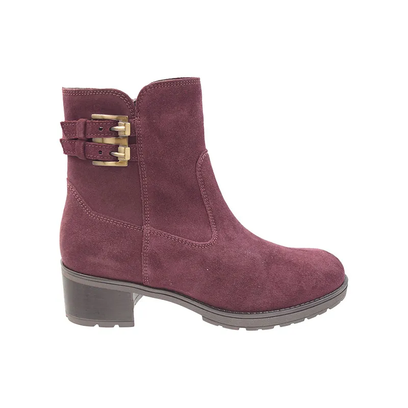 Gabor 8011 bordeaux, enkellaars voor dames