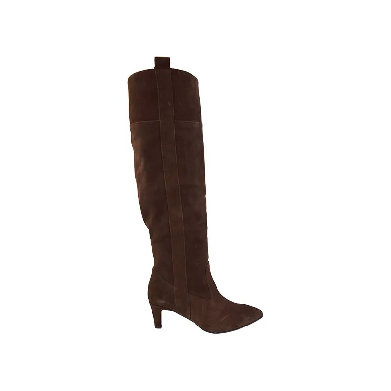 Gabor 8017 Bruin, knielaars voor dames