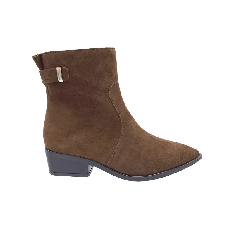 Gabor 8062 Bruin, enkellaars voor dames