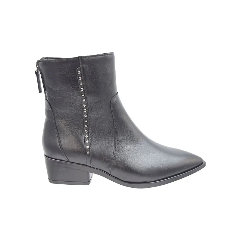 Gabor 8062 Zwart, enkellaars voor dames