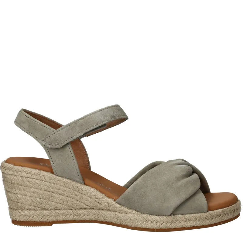 Gabor Espadrilles Dames Grijs, espadrille voor dames