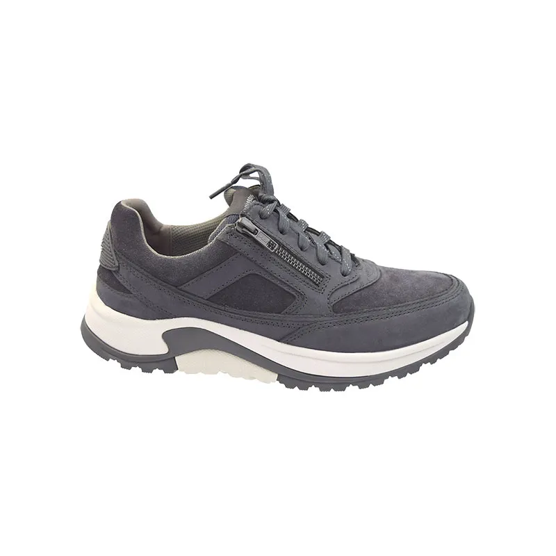 Gabor/ Rolling Soft 0100 Blauw, sneaker voor heren