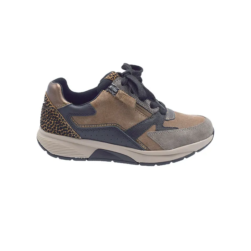 Gabor/ Rolling Soft 0106 Cognac, sneaker voor dames