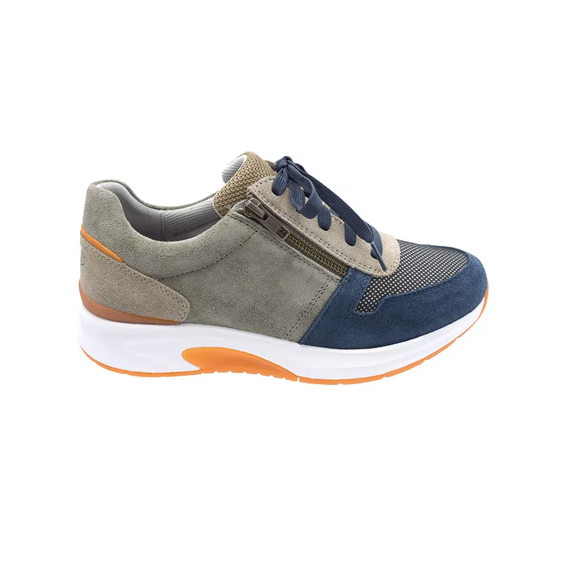 Gabor/ Rolling Soft 8001 Taupe, sneaker voor heren