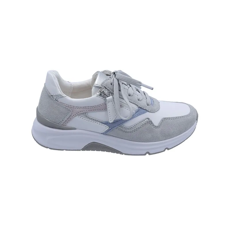 Gabor/ Rolling Soft 86.896 Grijs, sneaker voor dames