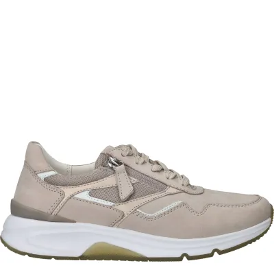 Gabor Rollingsoft Sneakers Dames Taupe