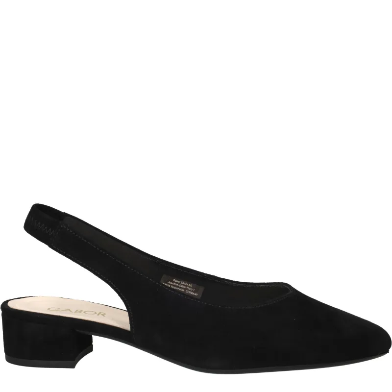 Gabor Slingbacks Dames Zwart, slingback voor dames