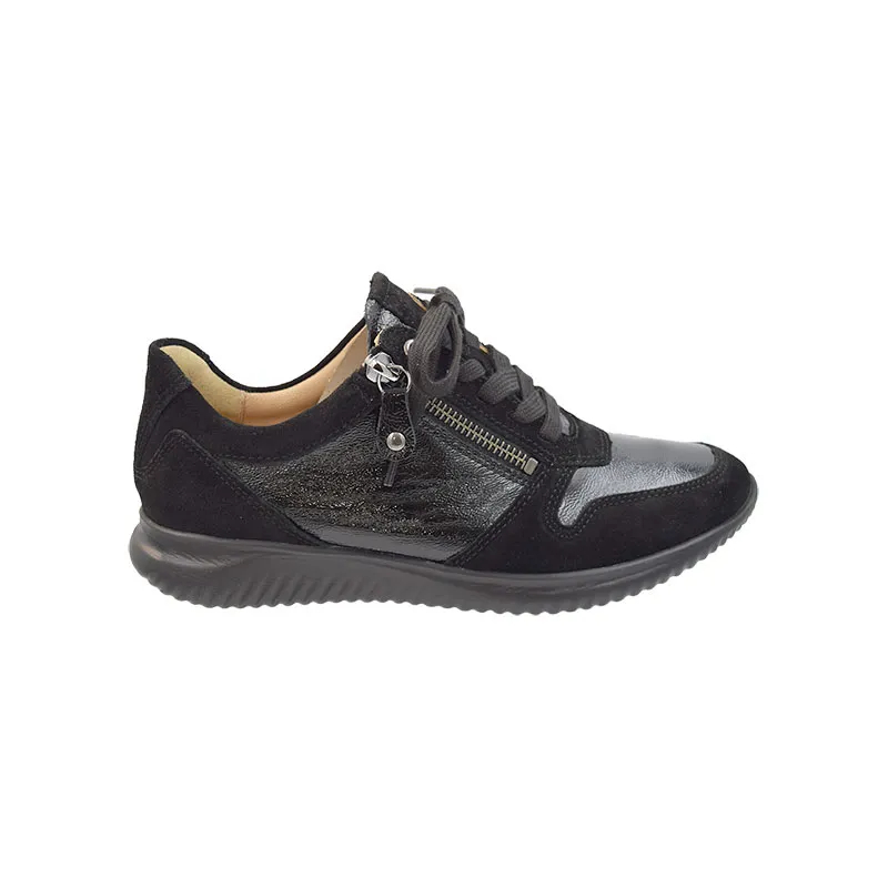 Hartjes 162.1128 Breeze Zwart, sneaker voor dames
