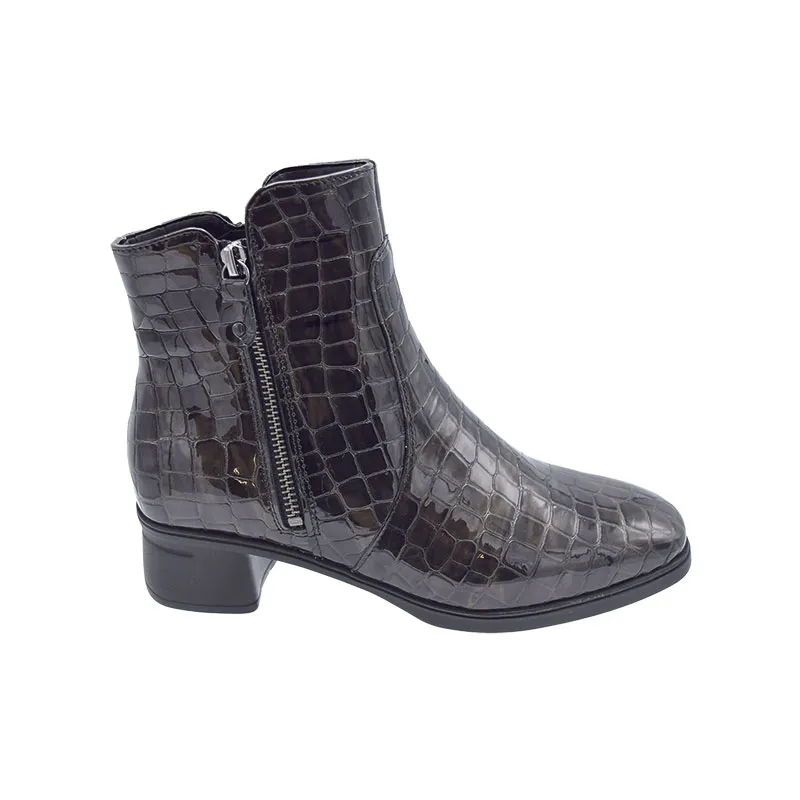 Hartjes Blues Boot Grijs, enkellaars voor dames