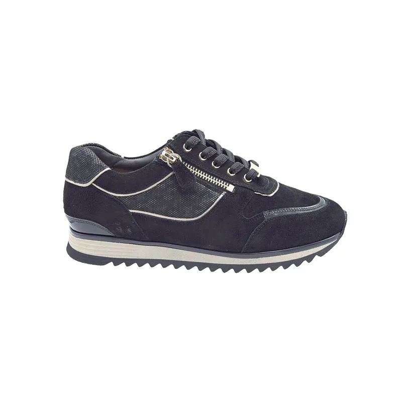 Hassia 302034 H Zwart, sneaker voor dames