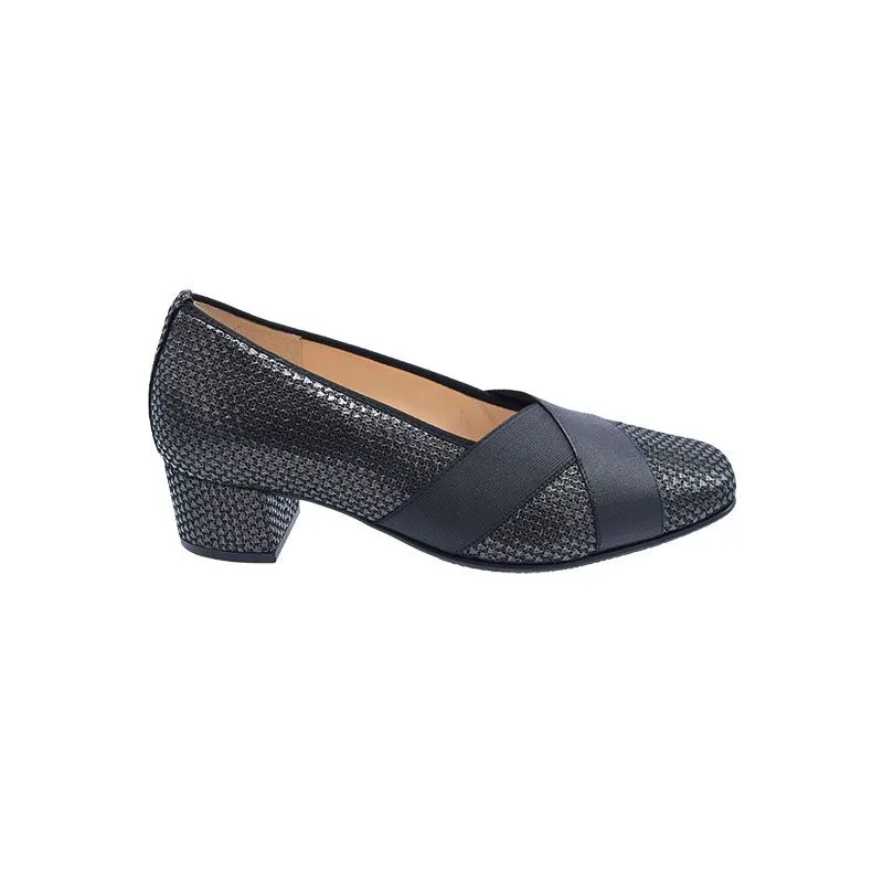 Hassia 303311 J Zwart, pump voor dames
