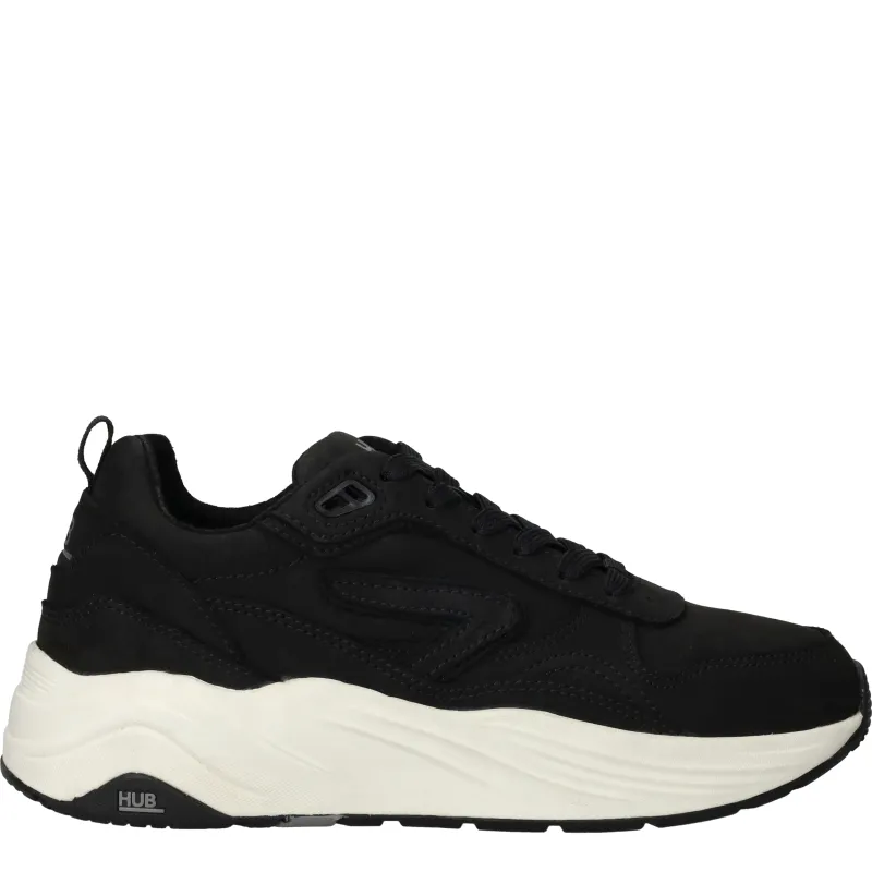 Hub Glide Sneakers Dames Zwart, sneaker voor dames