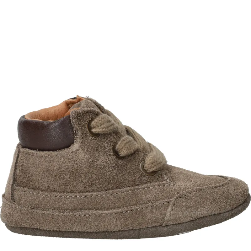 IK-KE Babyschoentjes Jongens Taupe, babyschoentje voor jongens