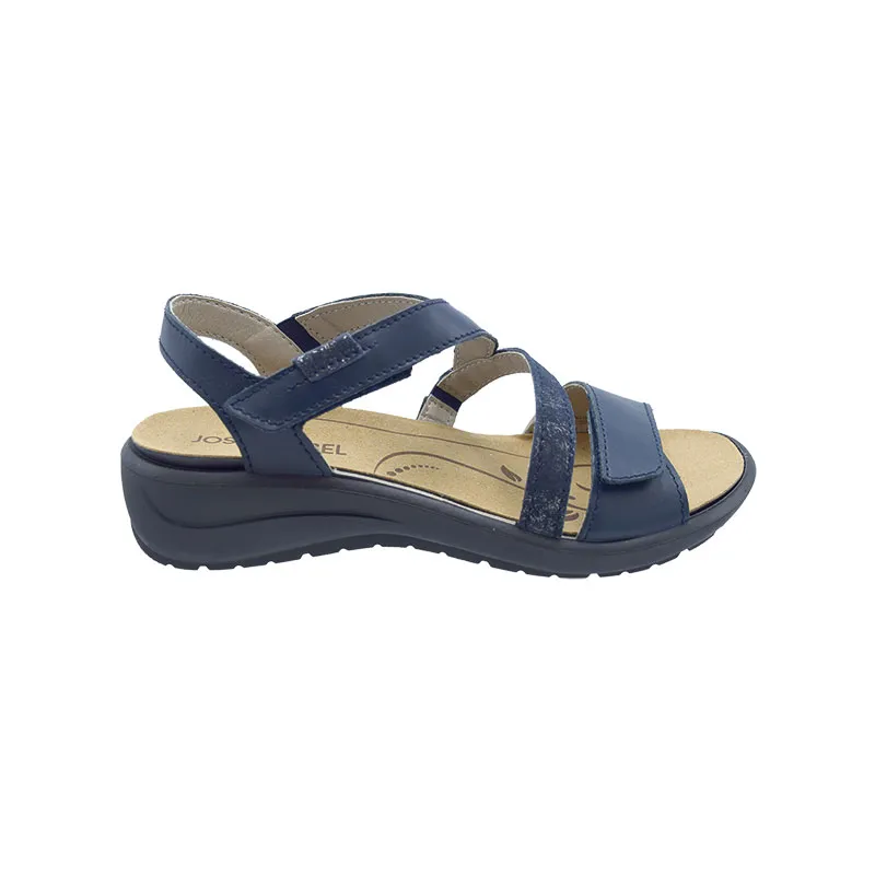 Josef Seibel Annecy 12 Blauw, sandaal voor dames