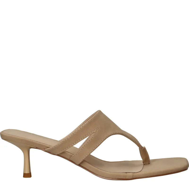 Lablou Sandalettes Dames Beige, sandalet voor dames