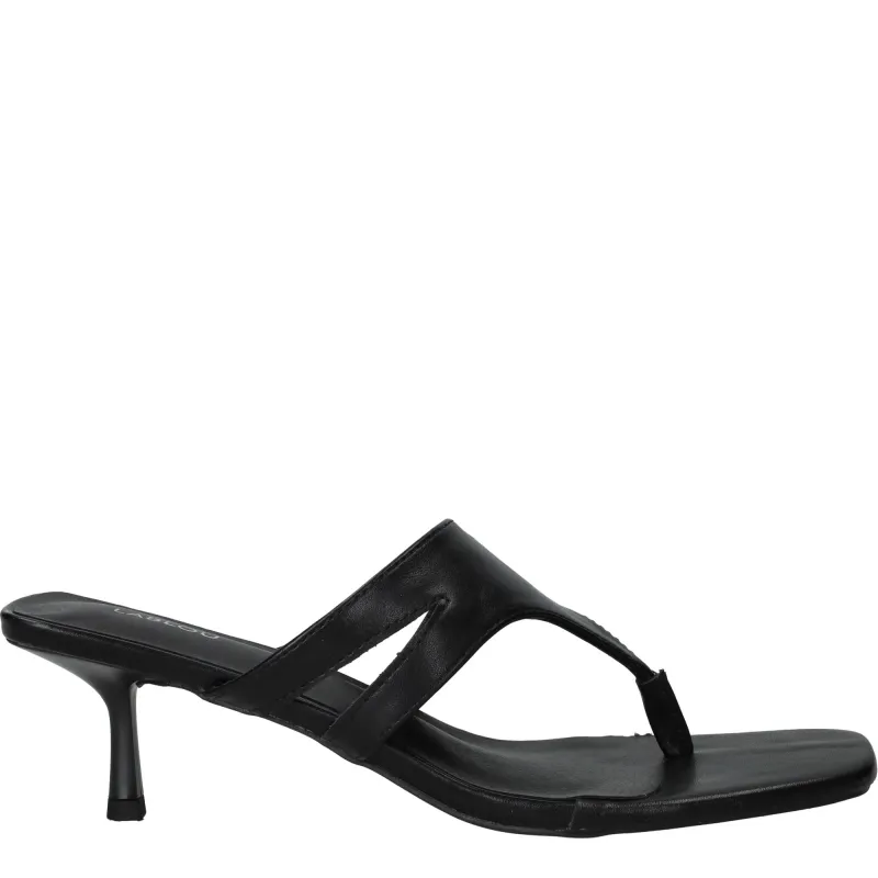 Lablou Sandalettes Dames Zwart, sandalet voor dames