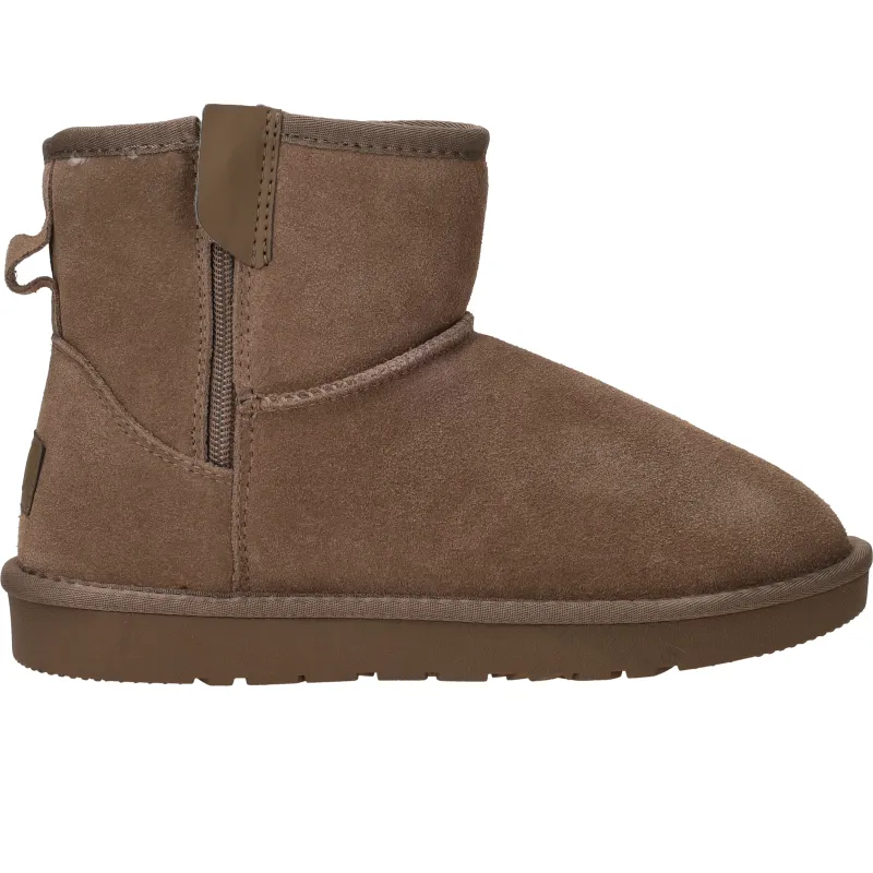 LOFF 1881 Boots Dames Taupe, enkellaars voor dames