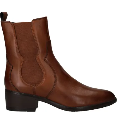 LOFF 1881 Enkellaarsjes Dames Cognac