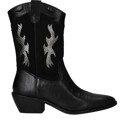 LOFF 1881 Westernboots Dames Zwart