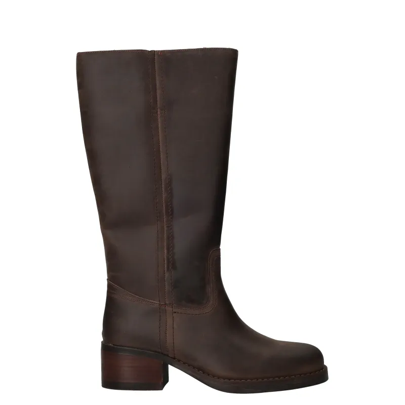 LOFF1881 Lange Laarzen Bruin, laars voor unisex