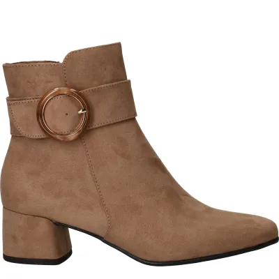 Marco Tozzi Enkellaarsjes Dames Beige