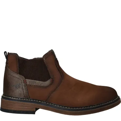 Mustang Chelseaboots Heren Bruin