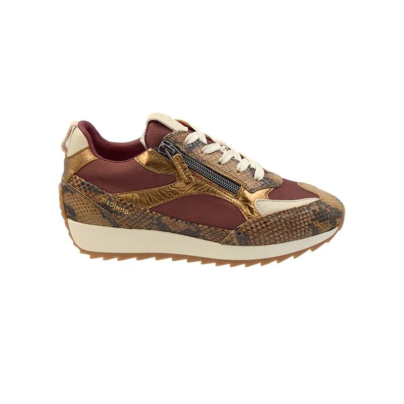 Piedi Nudi H Cognac, sneaker voor dames