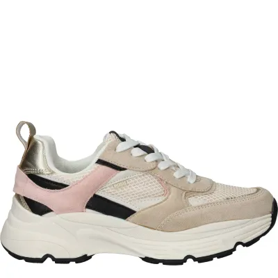 POSH By Poelman Sneakers Dames Beige