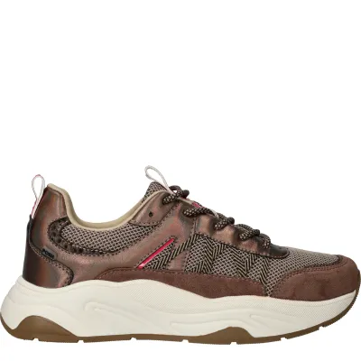 POSH By Poelman Sneakers Dames Bruin