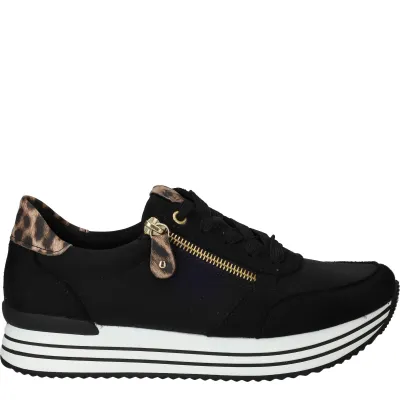 Remonte Sneakers Dames Zwart